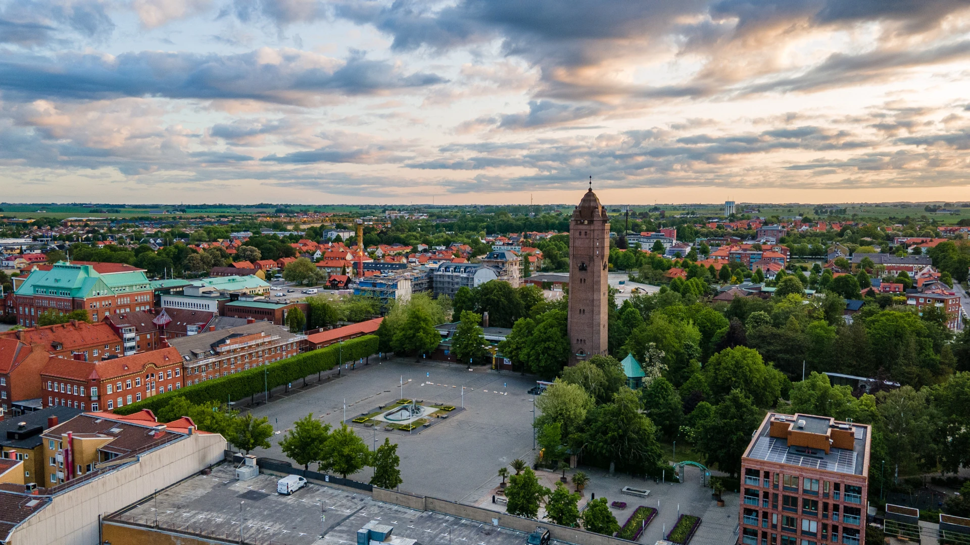 Stortorget flygvy