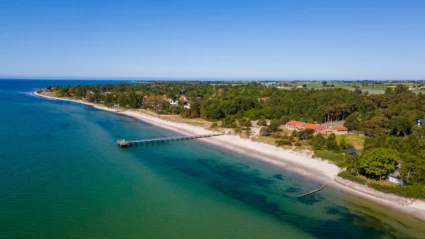 Foto havsvy Beddingestrand